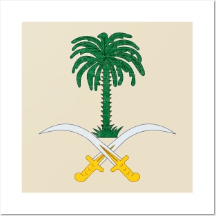 Saudi Arabia Faded Style Flag Design Posters and Art